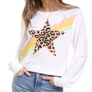 NWT🤍Wildfox Women's Baggy Beach Long Sleeve Pullover Sweatshirt XL